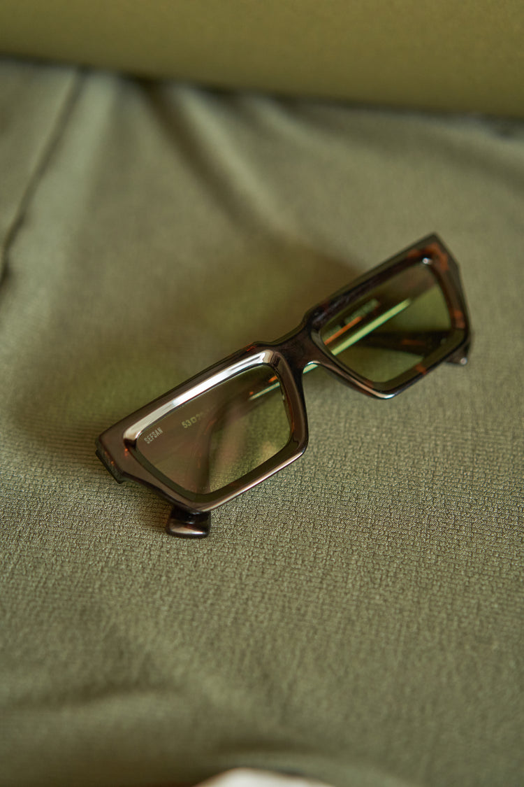 EMPEROR - TORTOISE / TRANSPARENT GREEN