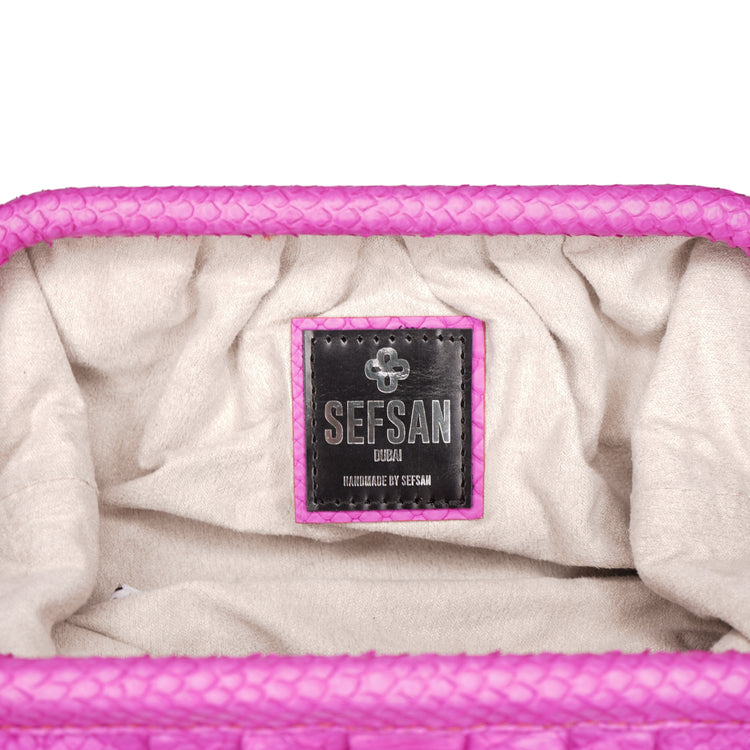 CLOUD CLUTCH REIMAGINED - FUCHSIA