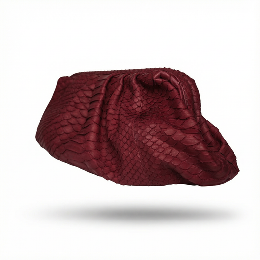 CLOUD CLUTCH REIMAGINED - BURGUNDY