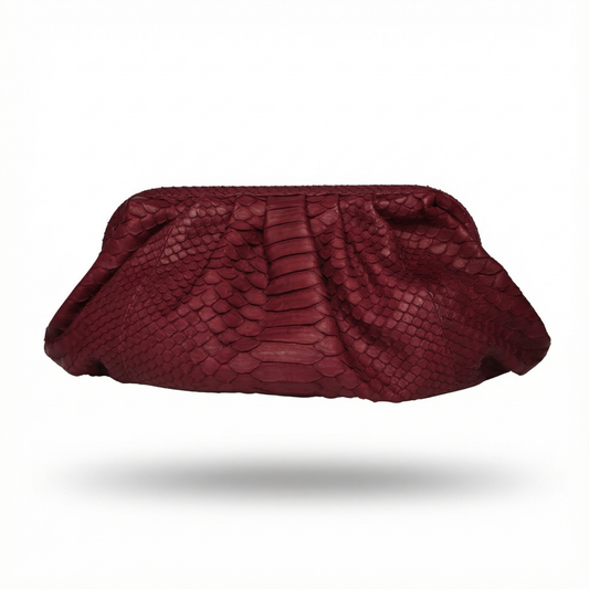 CLOUD CLUTCH REIMAGINED - BURGUNDY