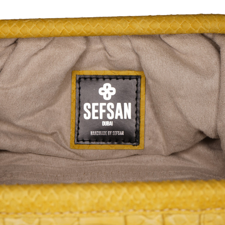 CLOUD CLUTCH REIMAGINED - MUSTARD