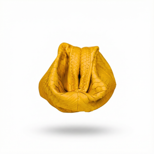 CLOUD CLUTCH REIMAGINED - MUSTARD