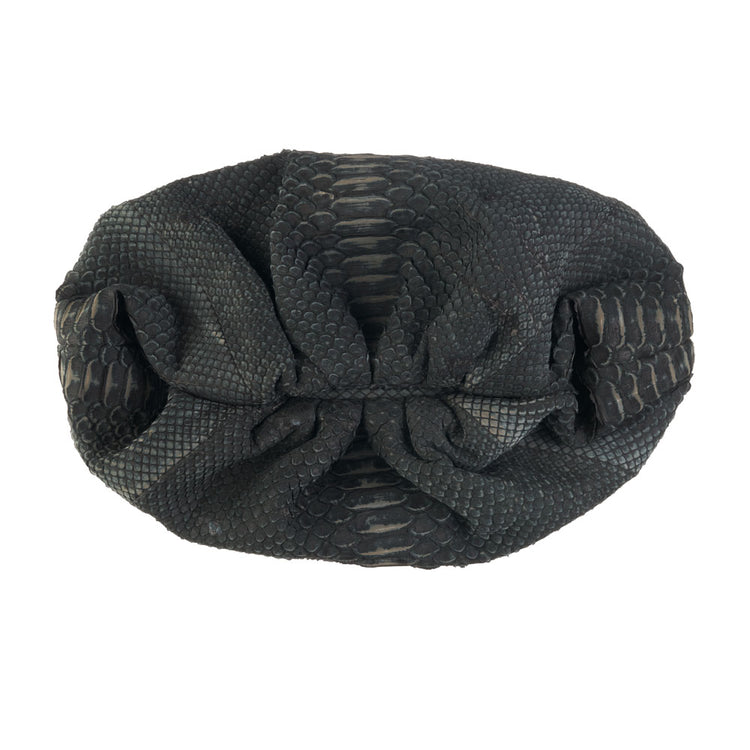 CLOUD CLUTCH - BLACK CHARCOAL COLOR