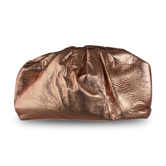 CLOUD CLUTCH - METALLIC BRONZE COLOR