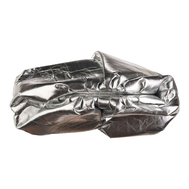 CLOUD CLUTCH - METALLIC SILVER COLOR