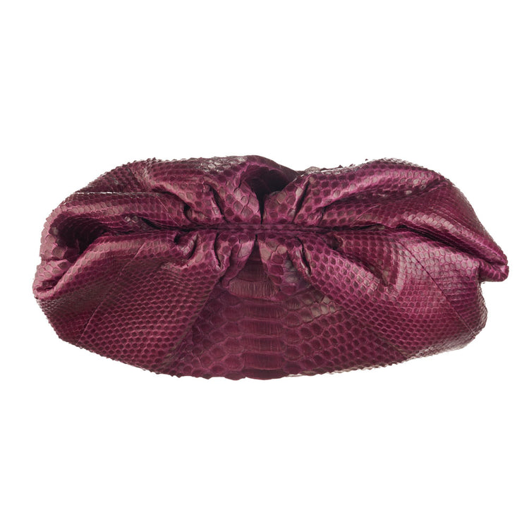 CLOUD CLUTCH - SHINY MAROON COLOR