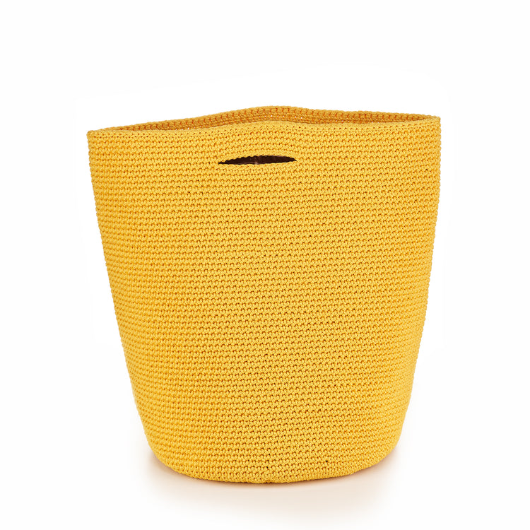 SHOPPER BAG - MUSTARD SMALL EYES