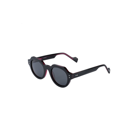 AHMAD IR - BLACK TRANSPARENT RED / SMOKE